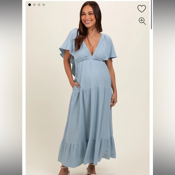 see and be seen Dresses & Skirts - See and be seen women’s maternity denim dress size L